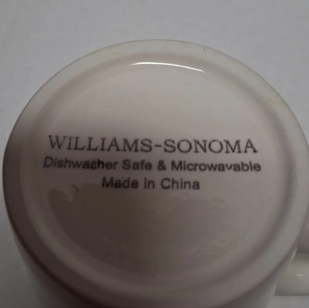 Williams Sonoma Snowman Coffer Mugs